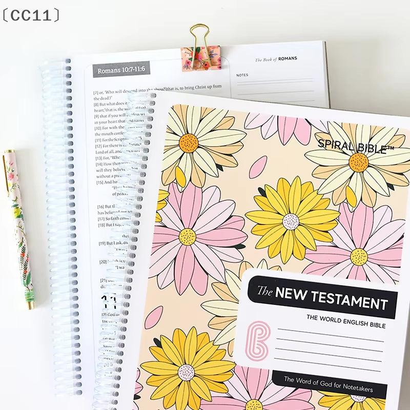 〔Cc11〕The Bible in a Year: a 52-Week Study through Gods Word - Spiral Bible Study Guide 52-Week Women'S Bible Study Plan