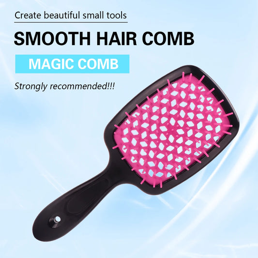 GlowGlide™ Brush. “From Tough Knots to Tender Touch.”
